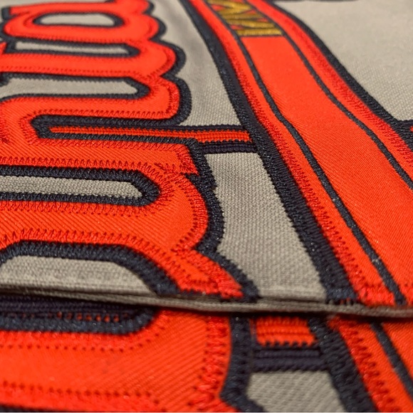 David Justice Atlanta Braves Jersey Mens XL NWT 1995 Road Gray - Picture 4 of 14